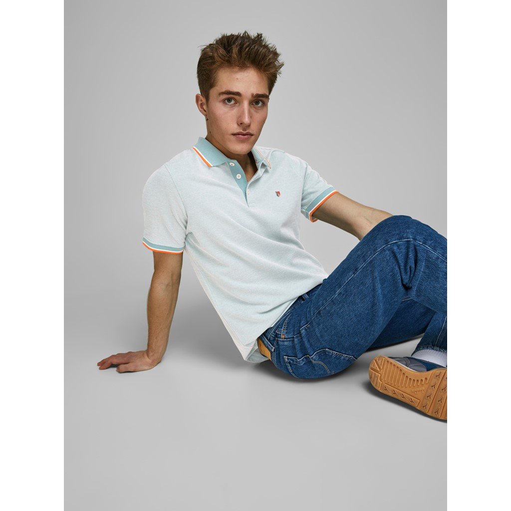 Camisa polo para hombre Jack & Jones Bluwin con punta de contraste premium - Imagen 59 de 74