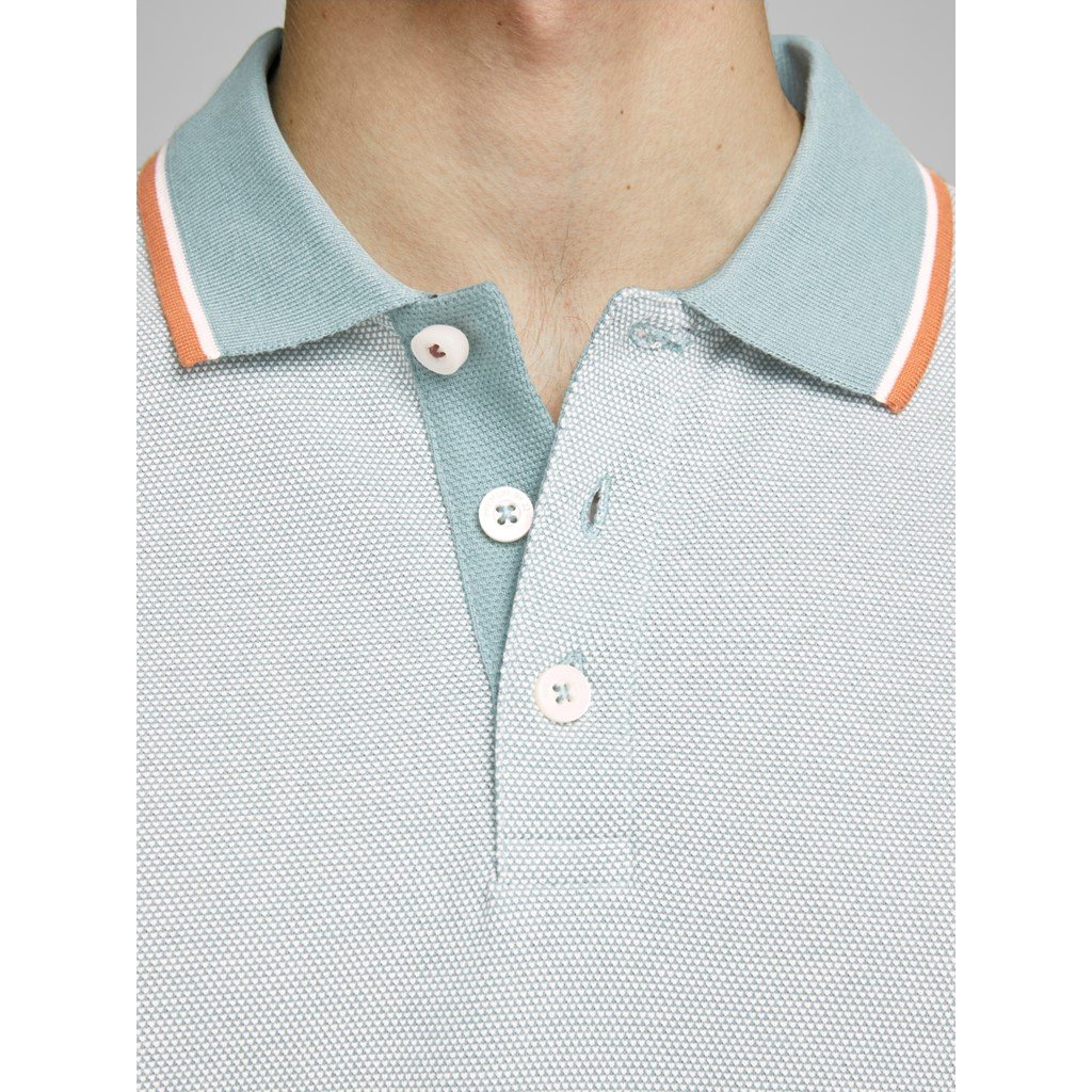 Camisa polo para hombre Jack & Jones Bluwin con punta de contraste premium - Imagen 60 de 74