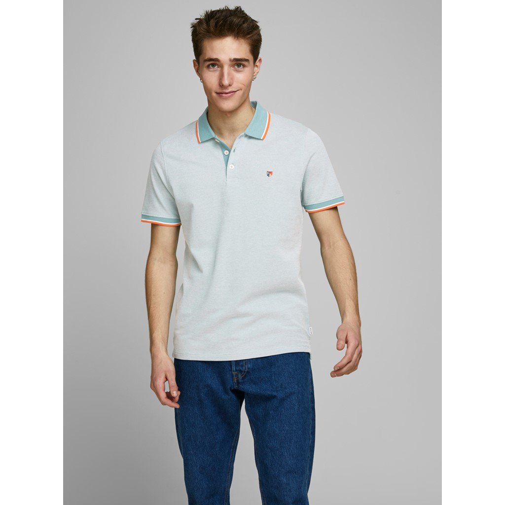 Camisa polo para hombre Jack & Jones Bluwin con punta de contraste premium - Imagen 63 de 74