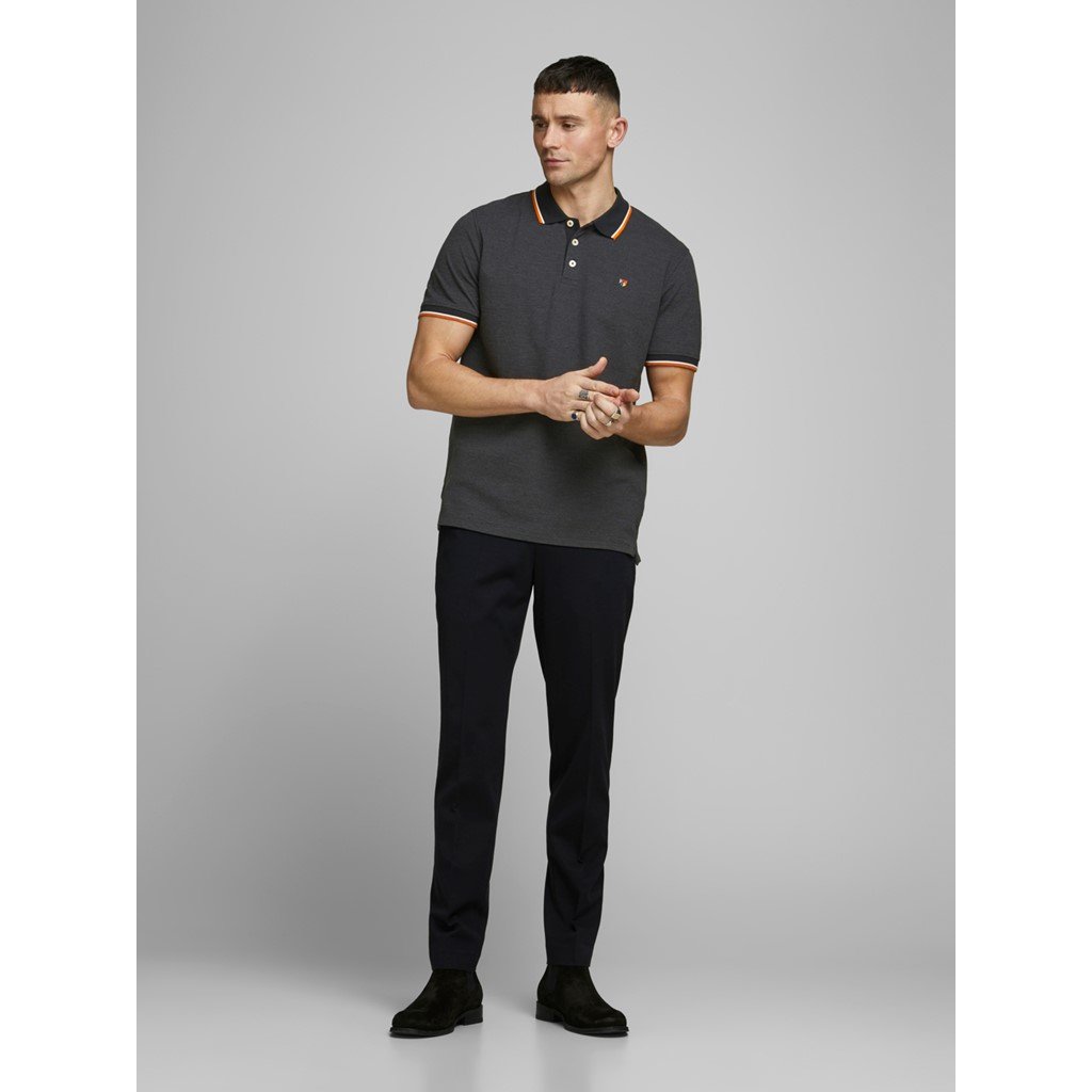 Camisa polo para hombre Jack & Jones Bluwin con punta de contraste premium - Imagen 36 de 74