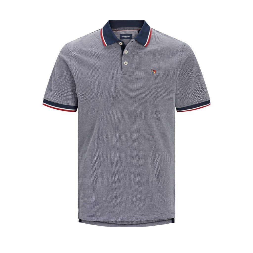 Camisa polo para hombre Jack & Jones Bluwin con punta de contraste premium - Imagen 38 de 74