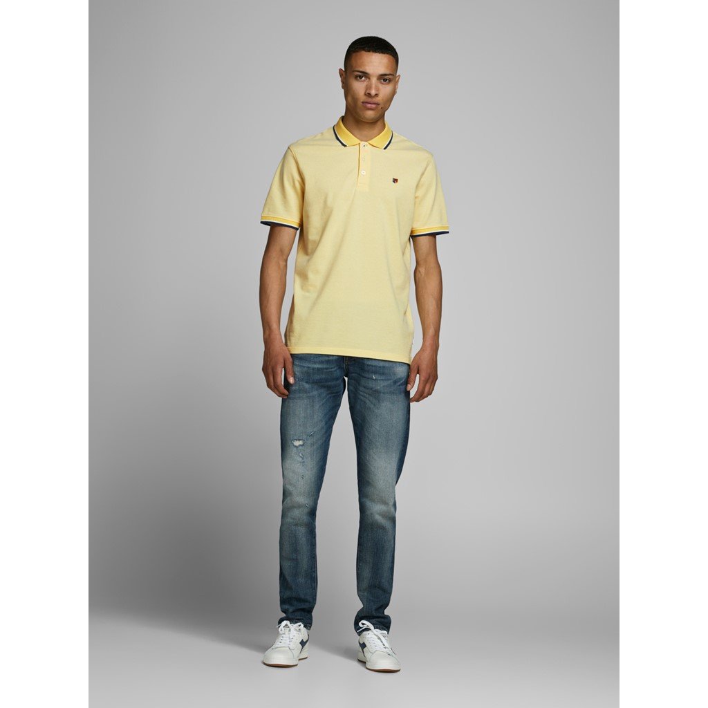 Camisa polo para hombre Jack & Jones Bluwin con punta de contraste premium - Imagen 54 de 74