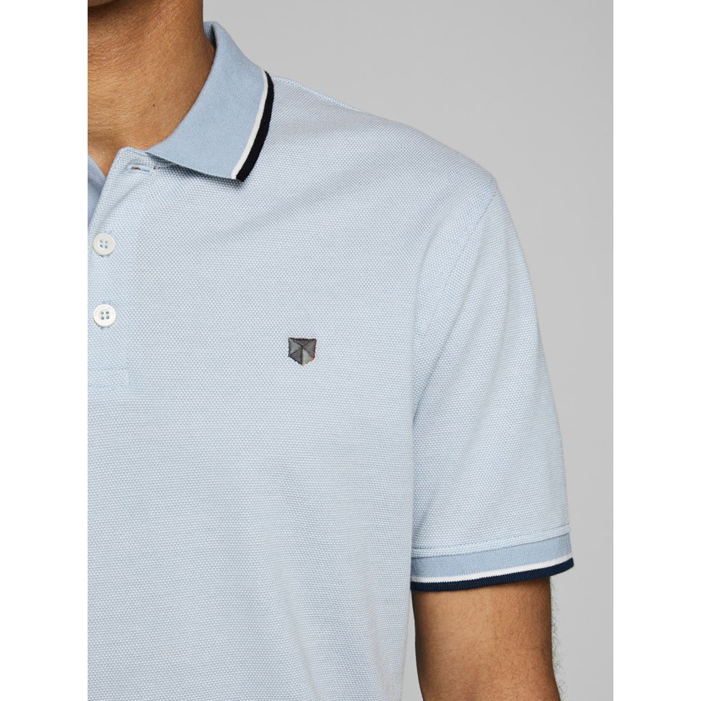 Camisa polo para hombre Jack & Jones Bluwin con punta de contraste premium - Imagen 7 de 74