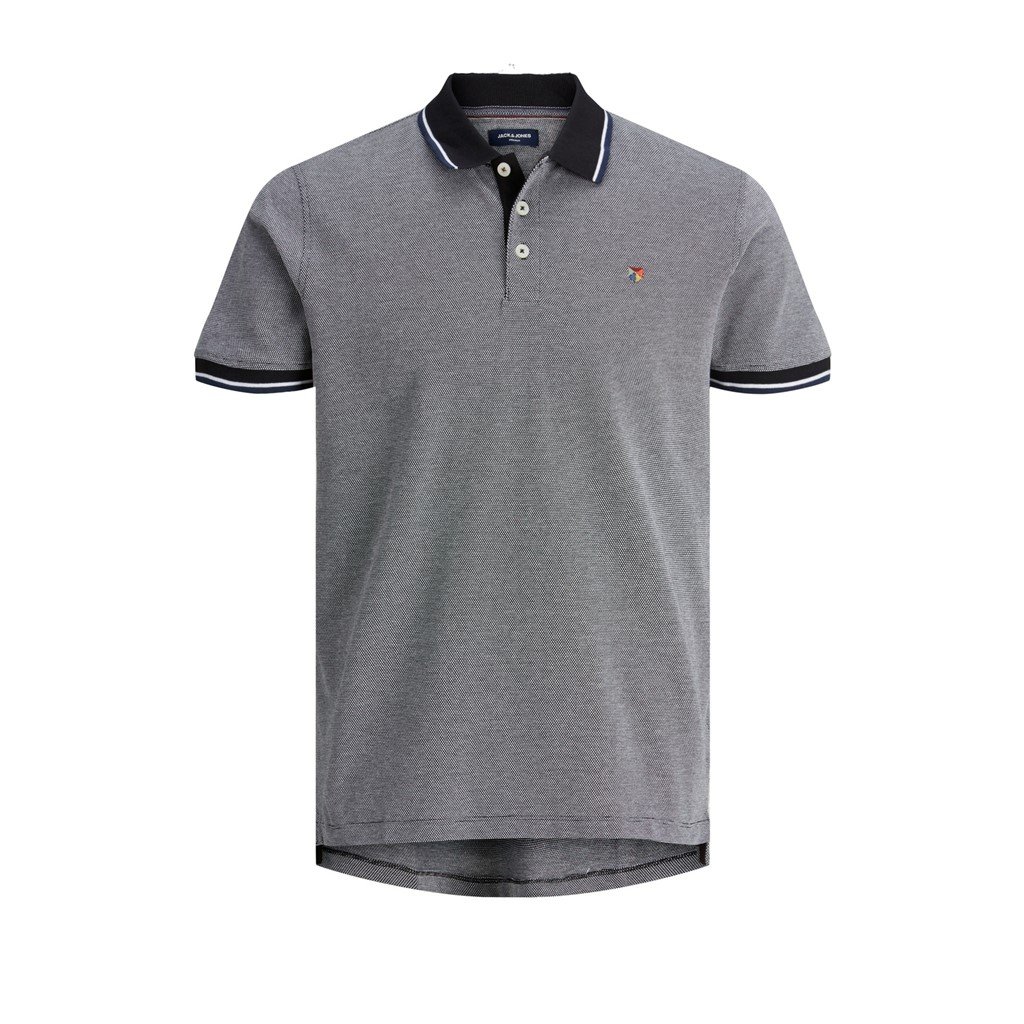 Camisa polo para hombre Jack & Jones Bluwin con punta de contraste premium - Imagen 22 de 74