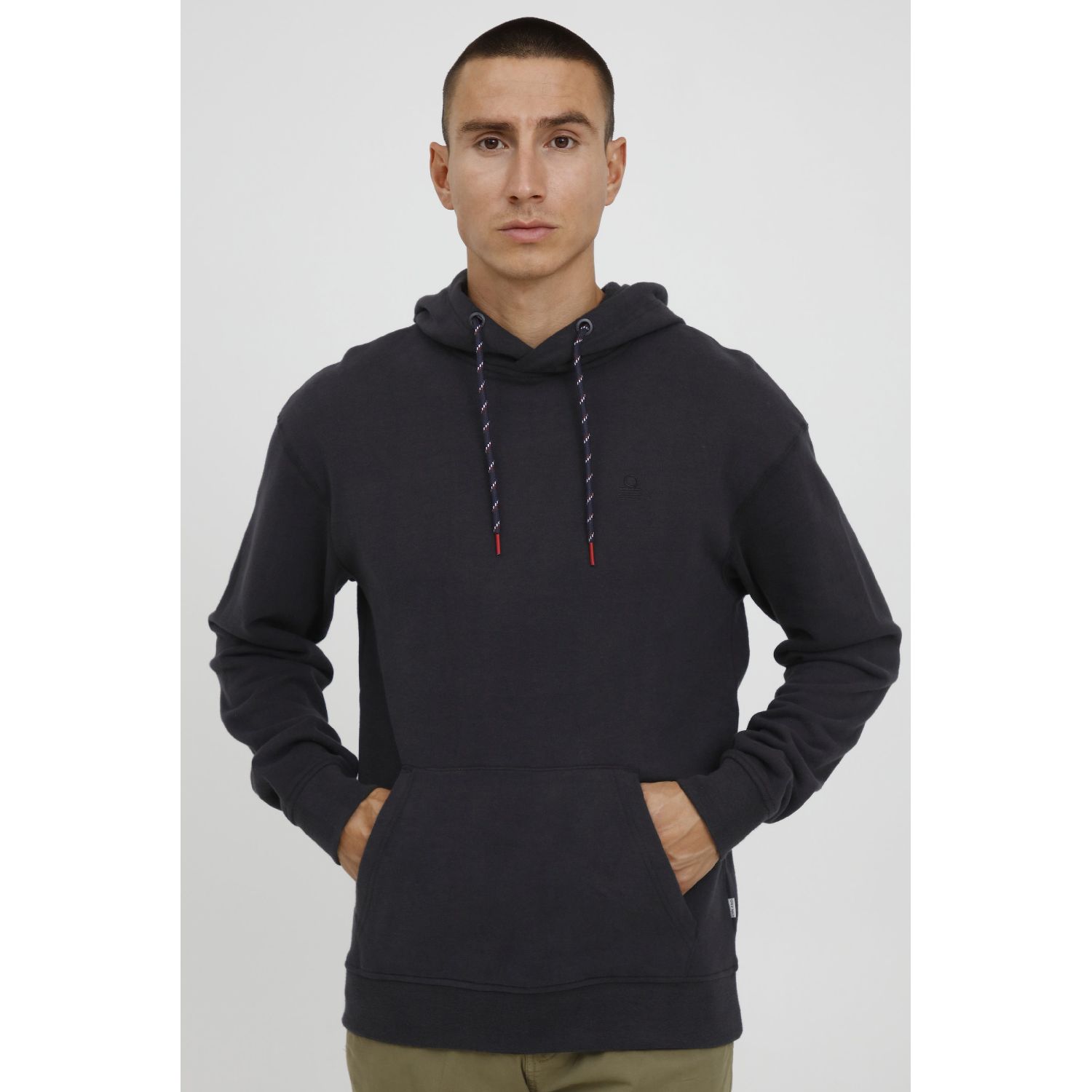 Blend Mens 100% Cotton Soft Comfortable Essential Everyday Drawstring Hoodie - Picture 3 of 5