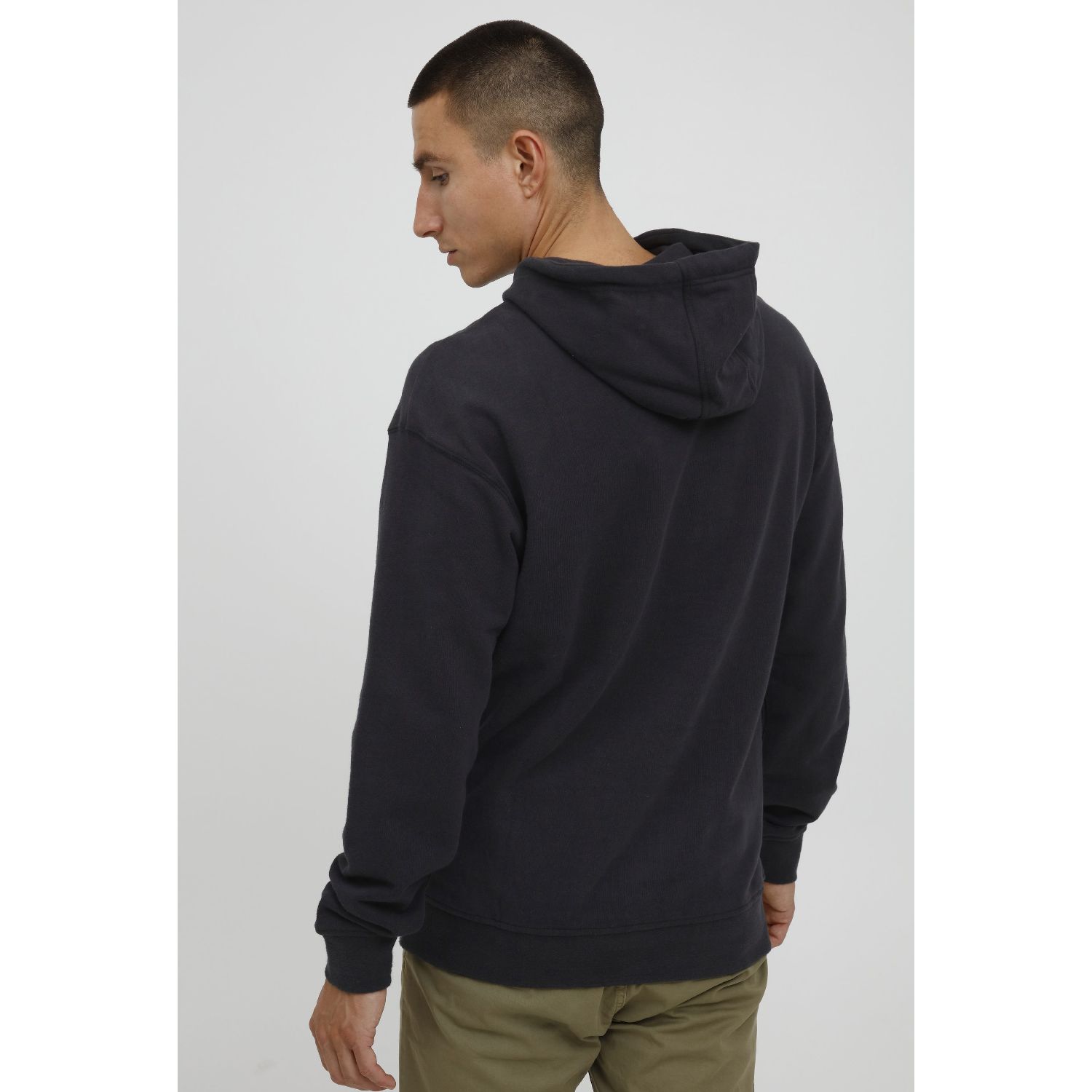 Blend Mens 100% Cotton Soft Comfortable Essential Everyday Drawstring Hoodie - Picture 4 of 5
