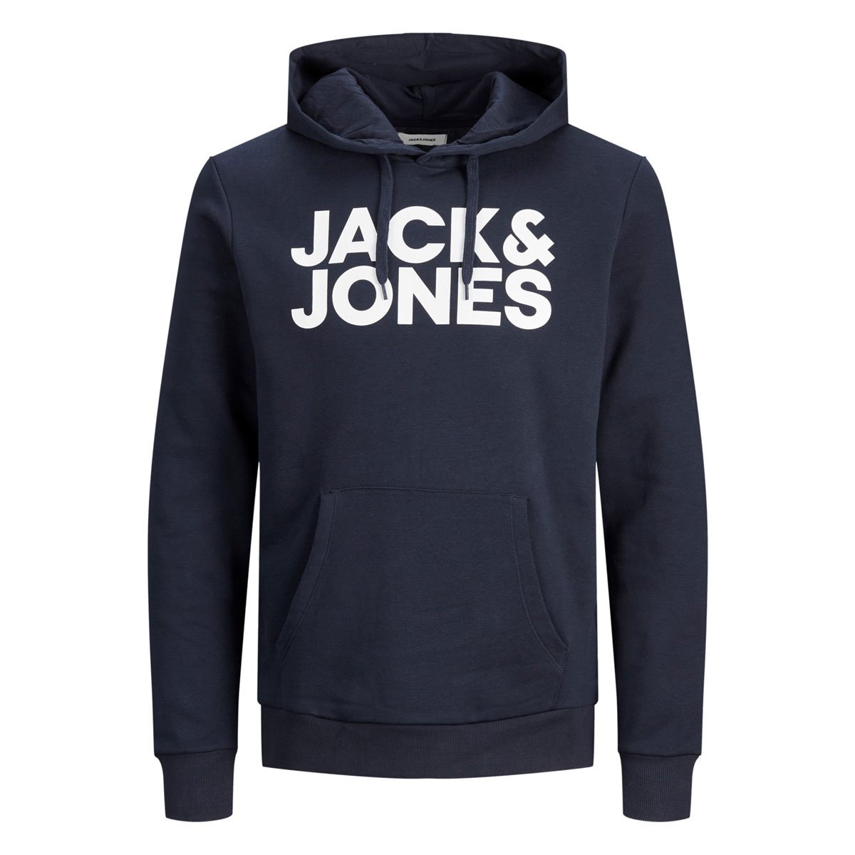 Sudadera con capucha para hombre Jack and Jones Corp estampado con logotipo sudor mezcla algodón jumper básico - Imagen 23 de 88