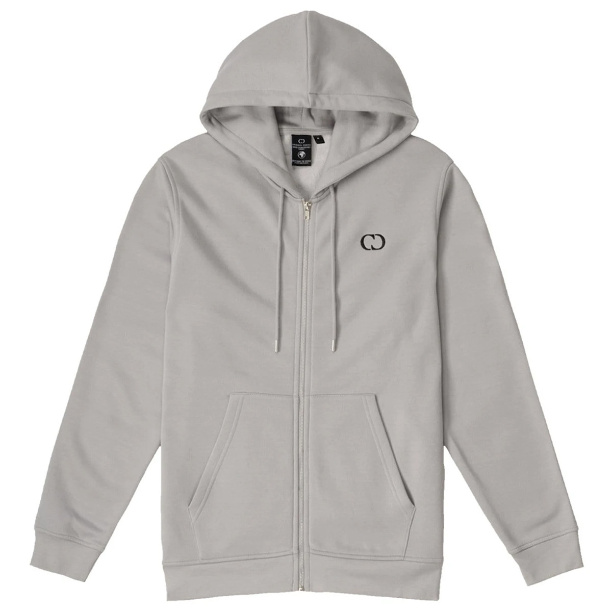 Criminal Damage Eco Essential Zip Hoodie - Mens - Black - X-Large