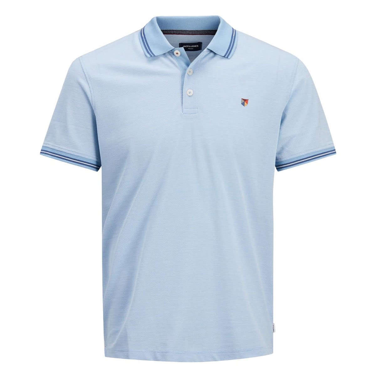 Camisa polo para hombre Jack & Jones Bluwin con punta de contraste premium - Imagen 23 de 74