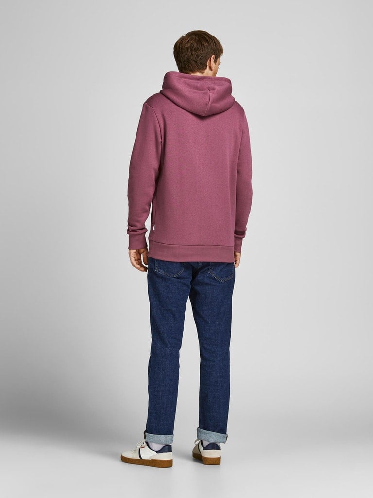Sudadera con capucha para hombre Jack and Jones Corp estampado con logotipo sudor mezcla algodón jumper básico - Imagen 84 de 88