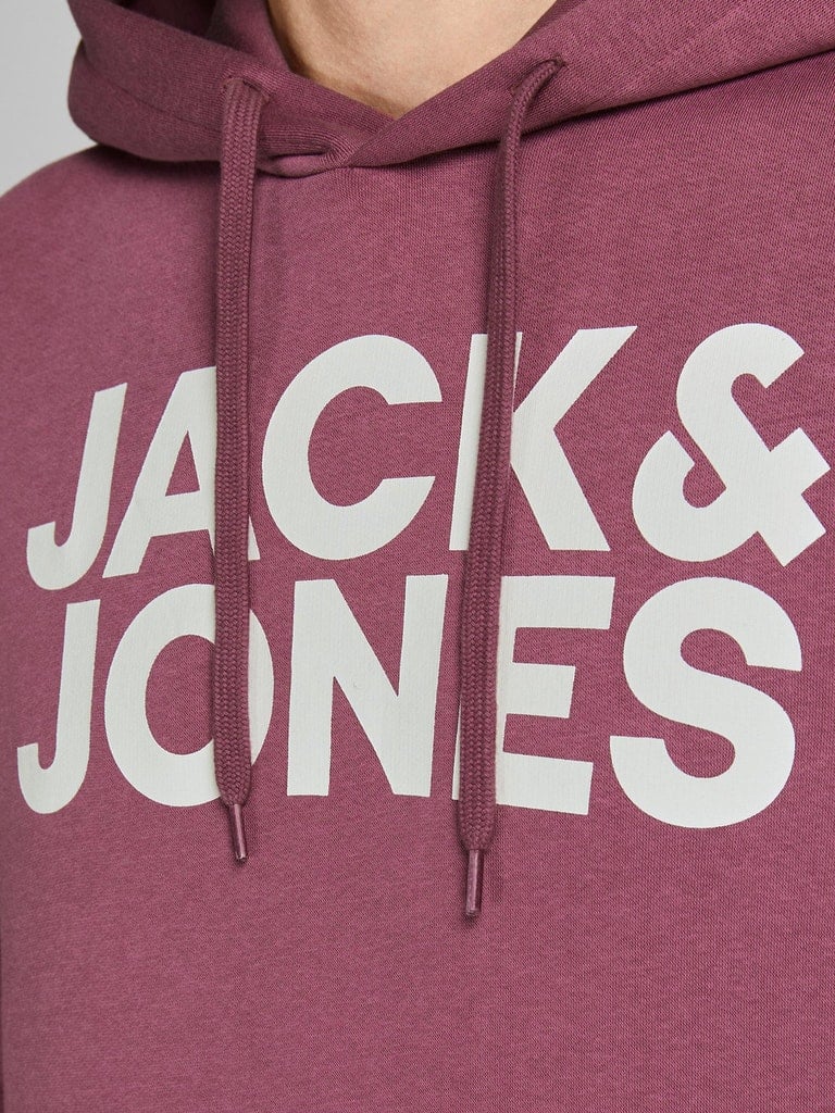 Sudadera con capucha para hombre Jack and Jones Corp estampado con logotipo sudor mezcla algodón jumper básico - Imagen 86 de 88
