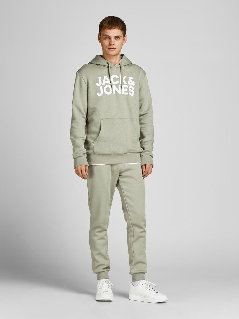 Sudadera con capucha para hombre Jack and Jones Corp estampado con logotipo sudor mezcla algodón jumper básico - Imagen 12 de 88