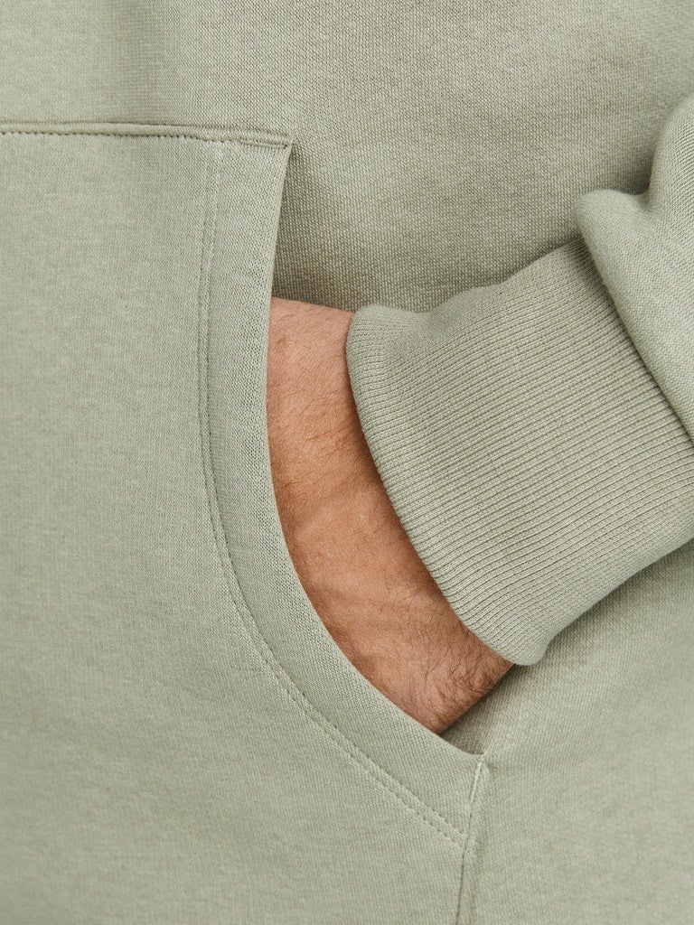 Sudadera con capucha para hombre Jack and Jones Corp estampado con logotipo sudor mezcla algodón jumper básico - Imagen 13 de 88