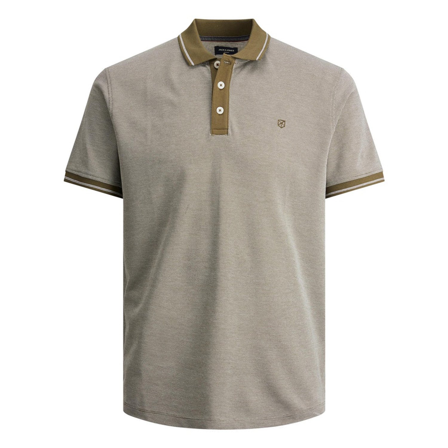 Camisa polo para hombre Jack & Jones Bluwin con punta de contraste premium - Imagen 39 de 74