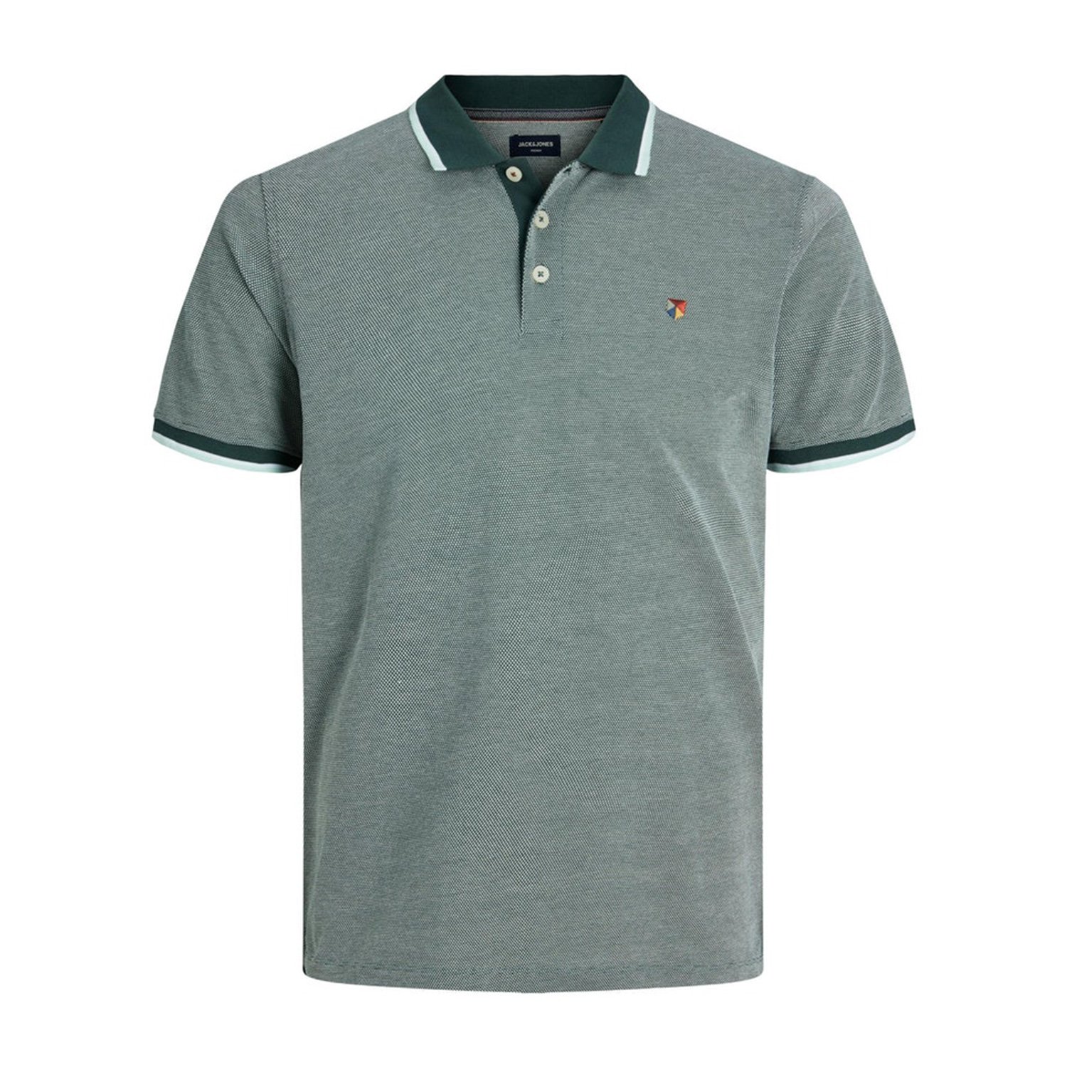 Camisa polo para hombre Jack & Jones Bluwin con punta de contraste premium - Imagen 18 de 74