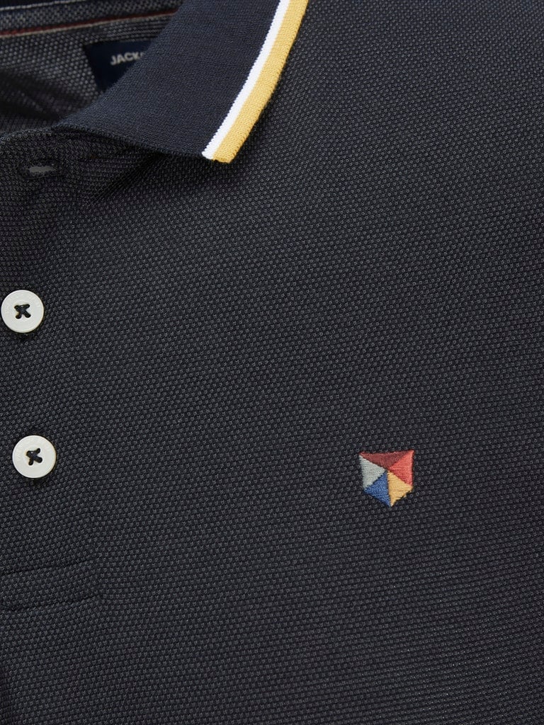 Camisa polo para hombre Jack & Jones Bluwin con punta de contraste premium - Imagen 17 de 74