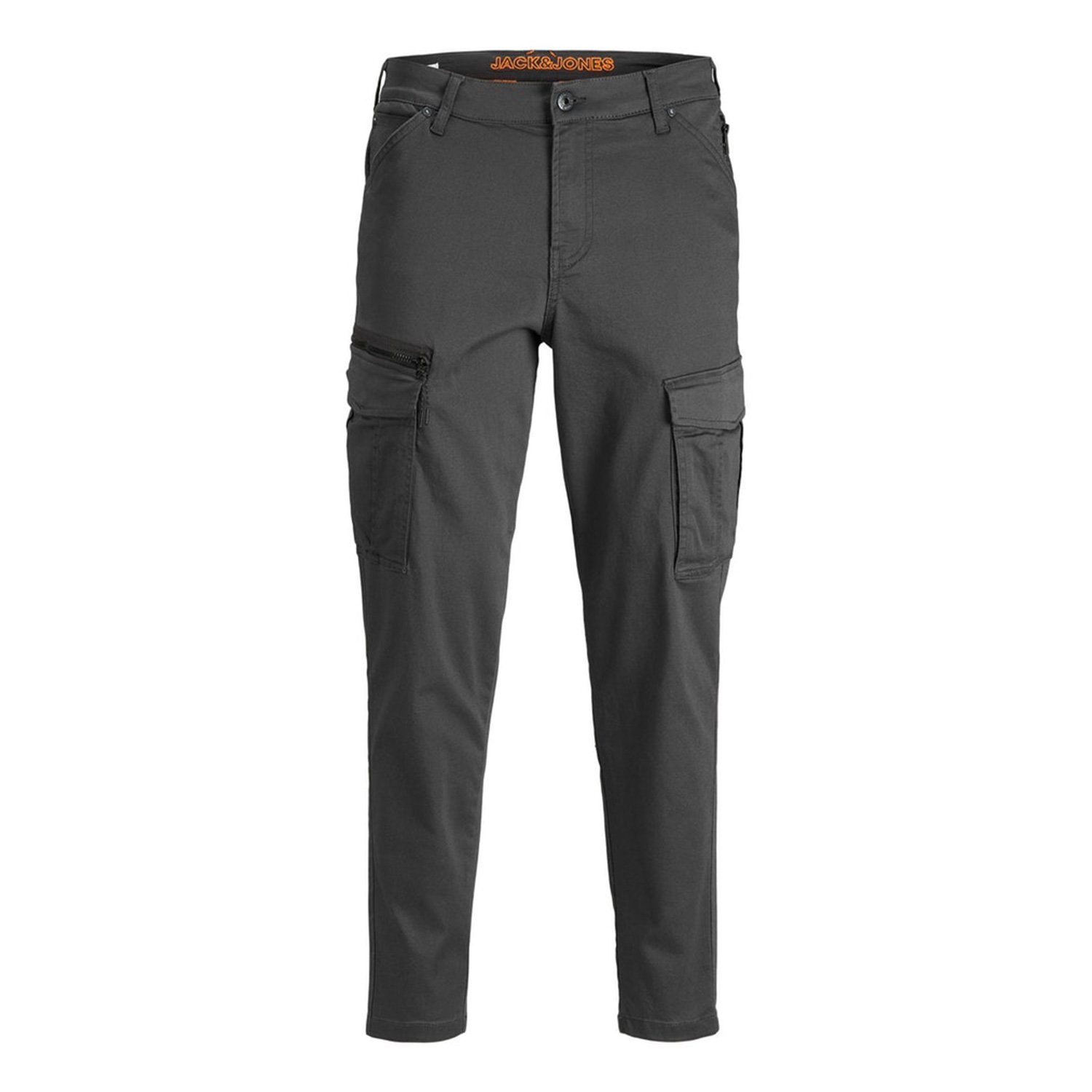Jack Jones Mens Cargo Trousers Ace Dex Tapered Carrot Fit Cotton Blend Bottoms