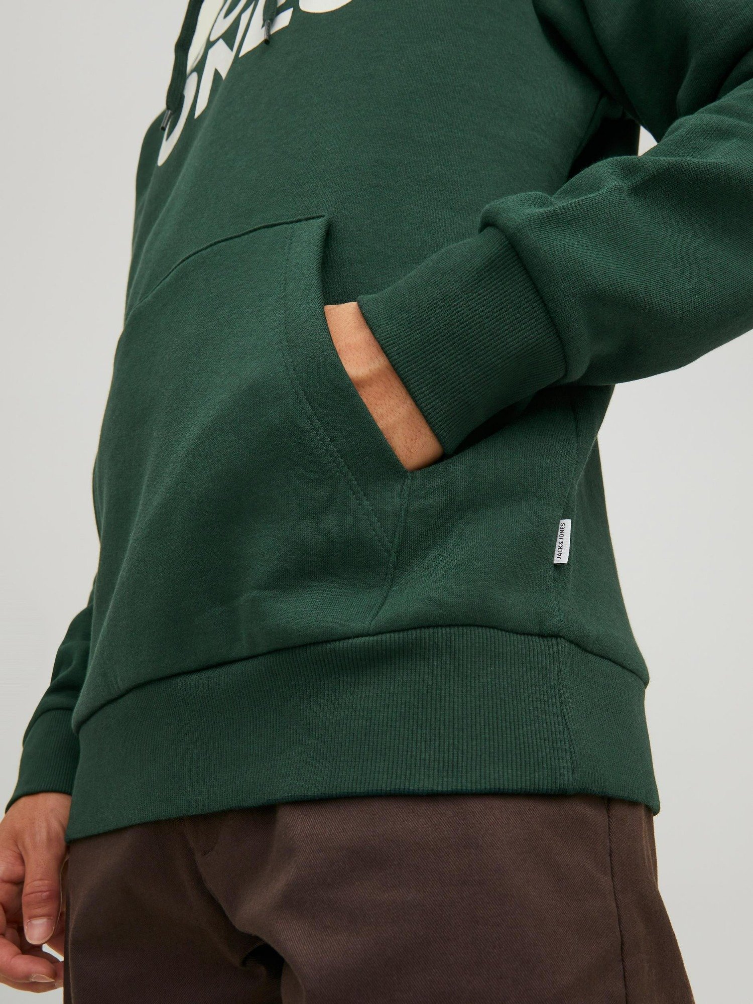 Sudadera con capucha para hombre Jack and Jones Corp estampado con logotipo sudor mezcla algodón jumper básico - Imagen 81 de 88