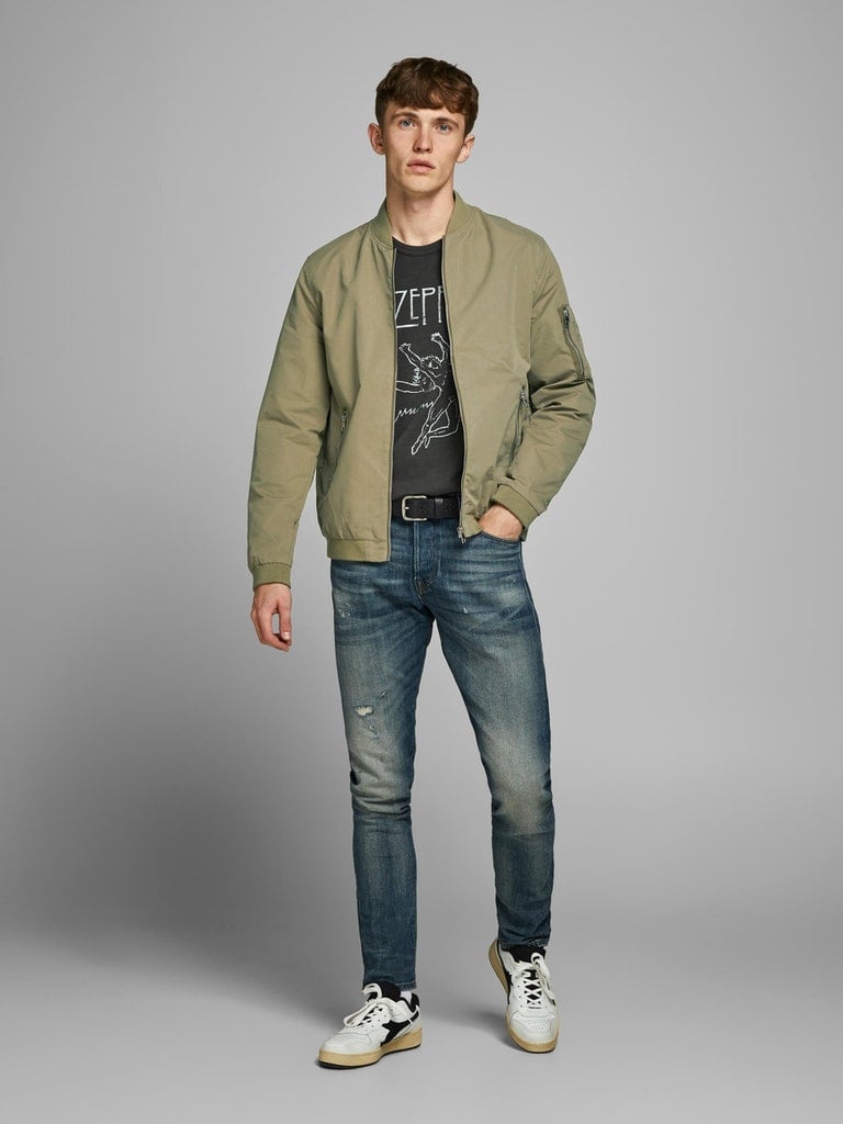 Jack Jones Mens Rush Bomber Jacket Classic Transeasonal Weather Outwear eBay