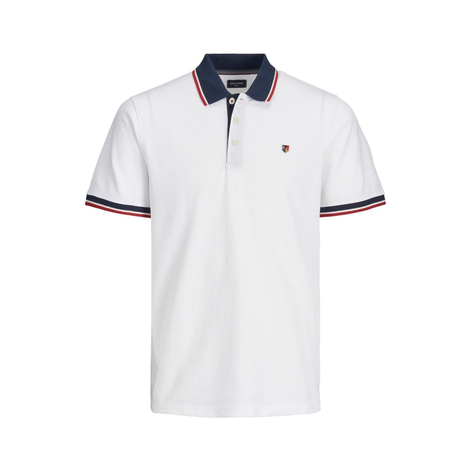 Camisa polo para hombre Jack & Jones Bluwin con punta de contraste premium - Imagen 66 de 74