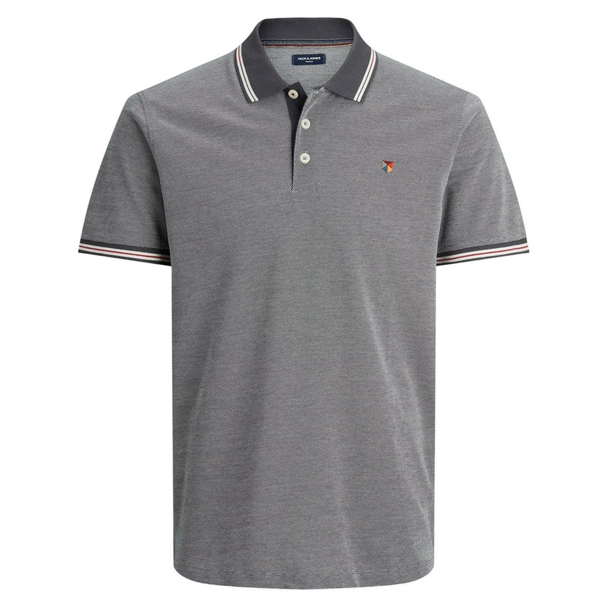 Camisa polo para hombre Jack & Jones Bluwin con punta de contraste premium - Imagen 9 de 74