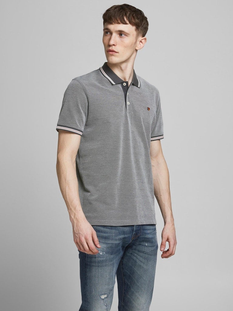 Camisa polo para hombre Jack & Jones Bluwin con punta de contraste premium - Imagen 12 de 74