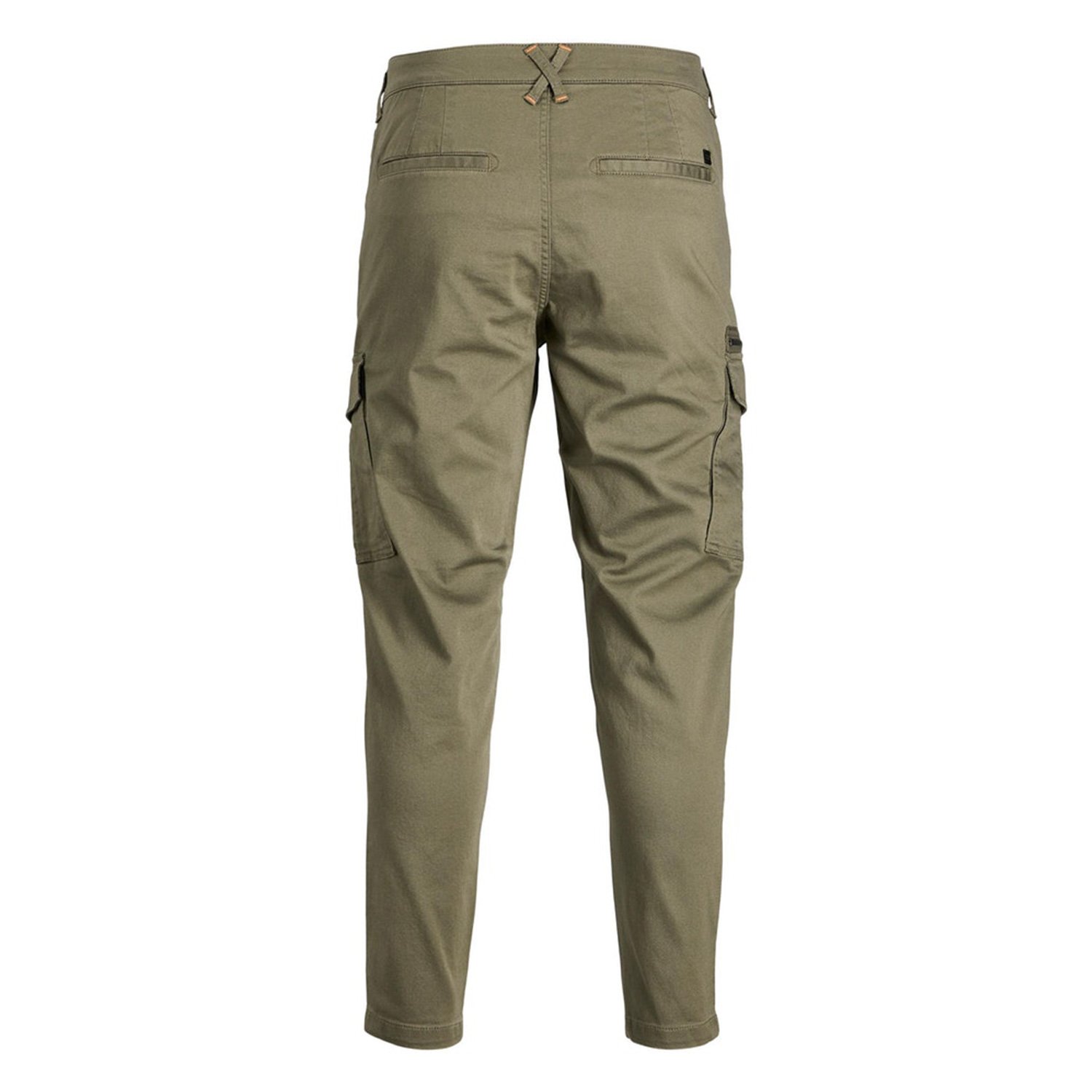 Jack Jones Mens Cargo Trousers Ace Dex Tapered Carrot Fit Cotton Blend Bottoms