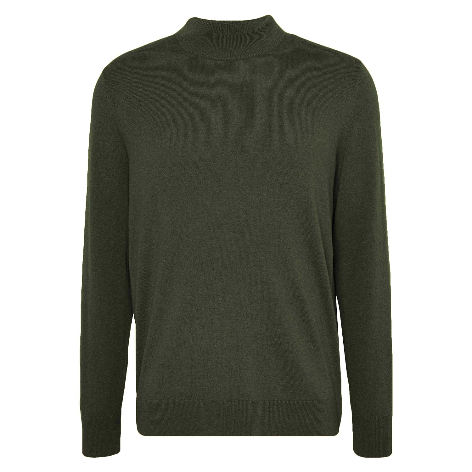Suéter Brave Soul para Hombre Cuello de Tortuga Liso Básico 100% Algodón Pull Over - Imagen 9 de 34