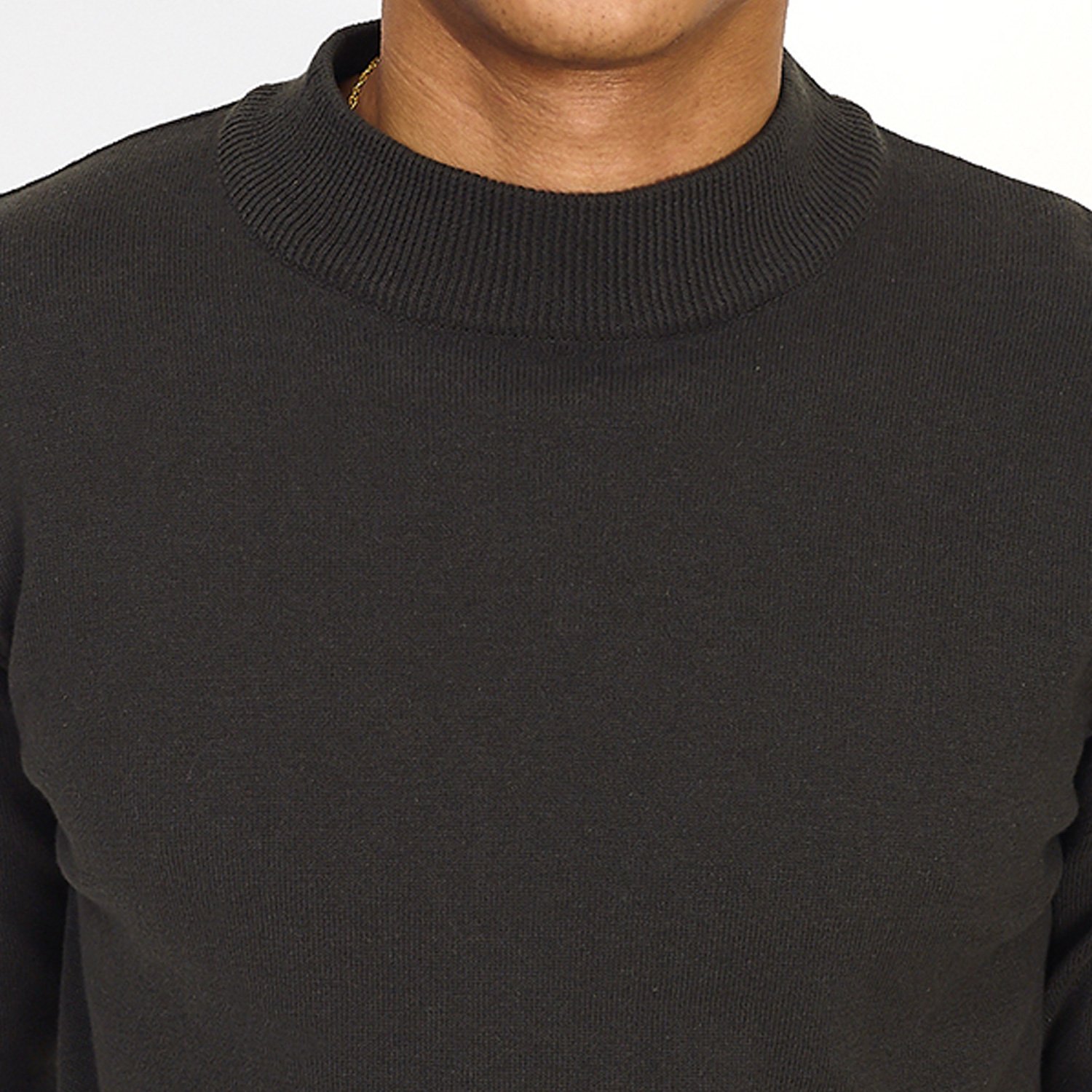Suéter Brave Soul para Hombre Cuello de Tortuga Liso Básico 100% Algodón Pull Over - Imagen 12 de 34