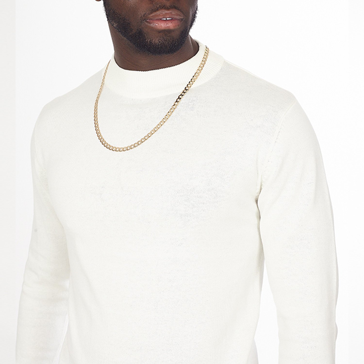 Suéter Brave Soul para Hombre Cuello de Tortuga Liso Básico 100% Algodón Pull Over - Imagen 8 de 34
