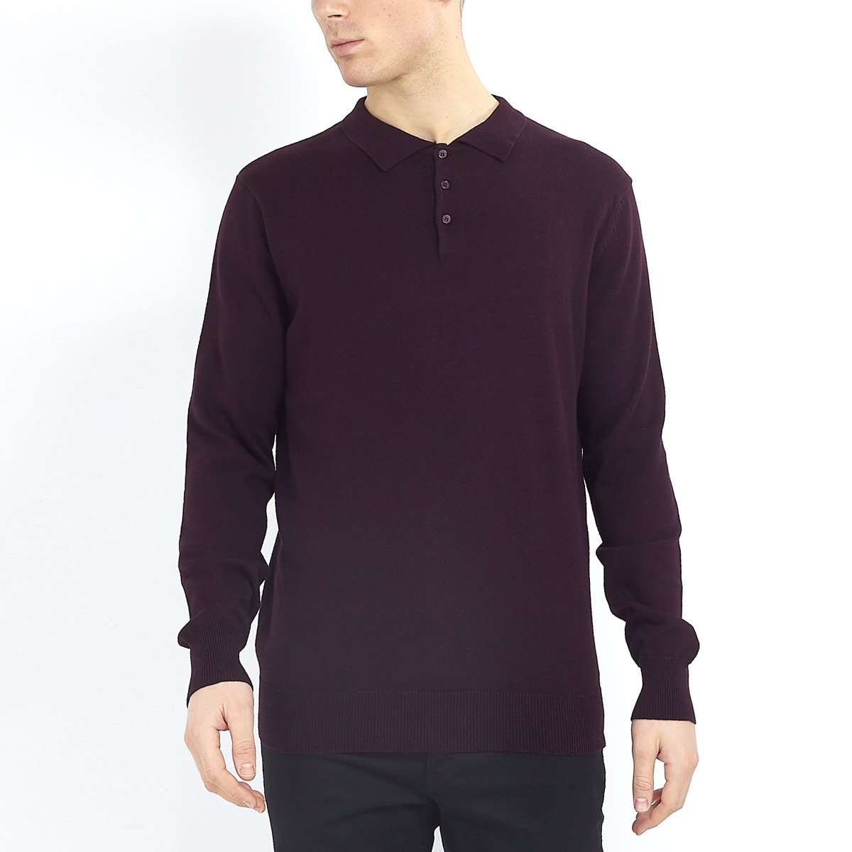 Brave soul long sleeve clearance polo