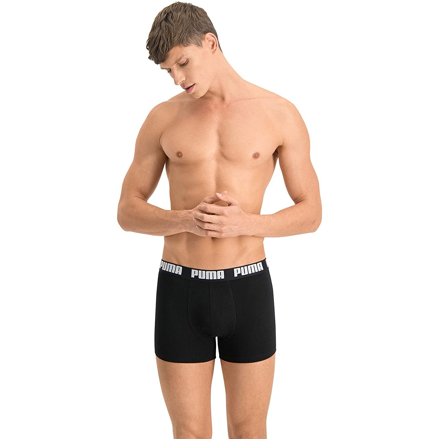 Puma Mens Boxers 3 Pack Logo Everyday Underwear - Picture 7 of 7