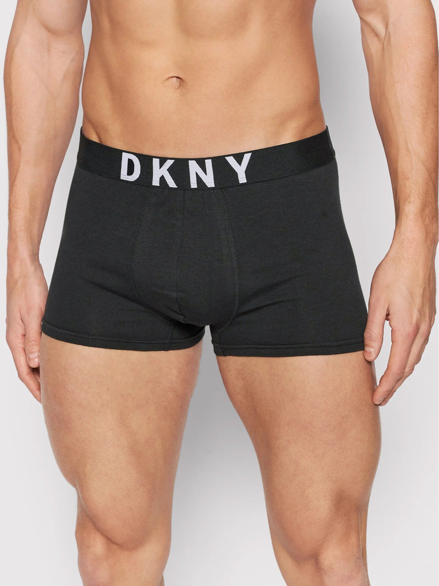 DKNY Mens Boxers 5 Pack Underwear Walpi Cotton Blend Desginer Logo Trunks